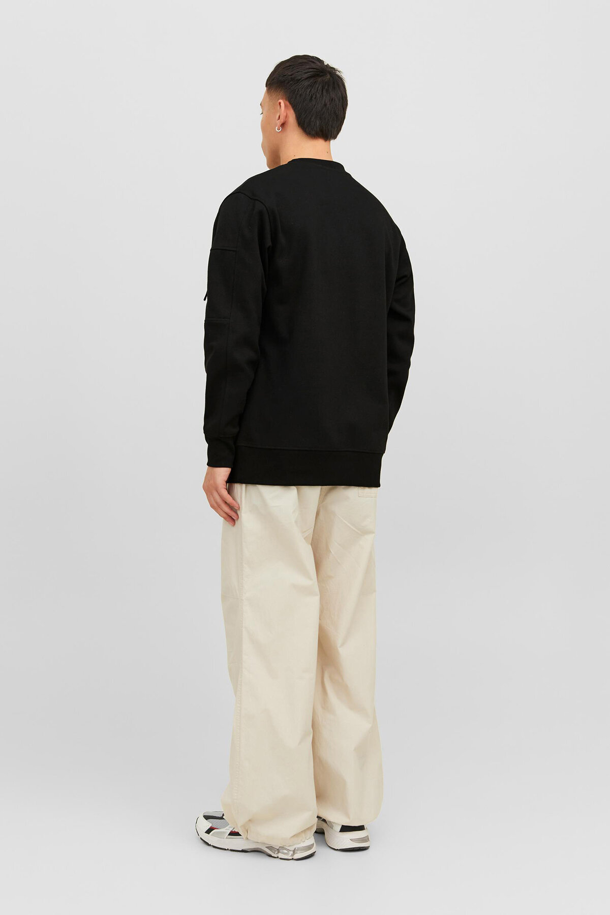 سویشرت مردانه راسته آستین بلند | جک اند جونز Jack & Jones 12240222 - تصویر 3