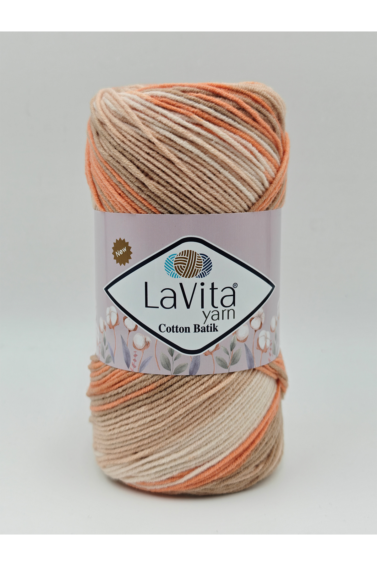 Cotton Batik Hand Knitting Yarn 60% Cotton 40% Acrylic 100gr (CB19 DAFFODIL)
