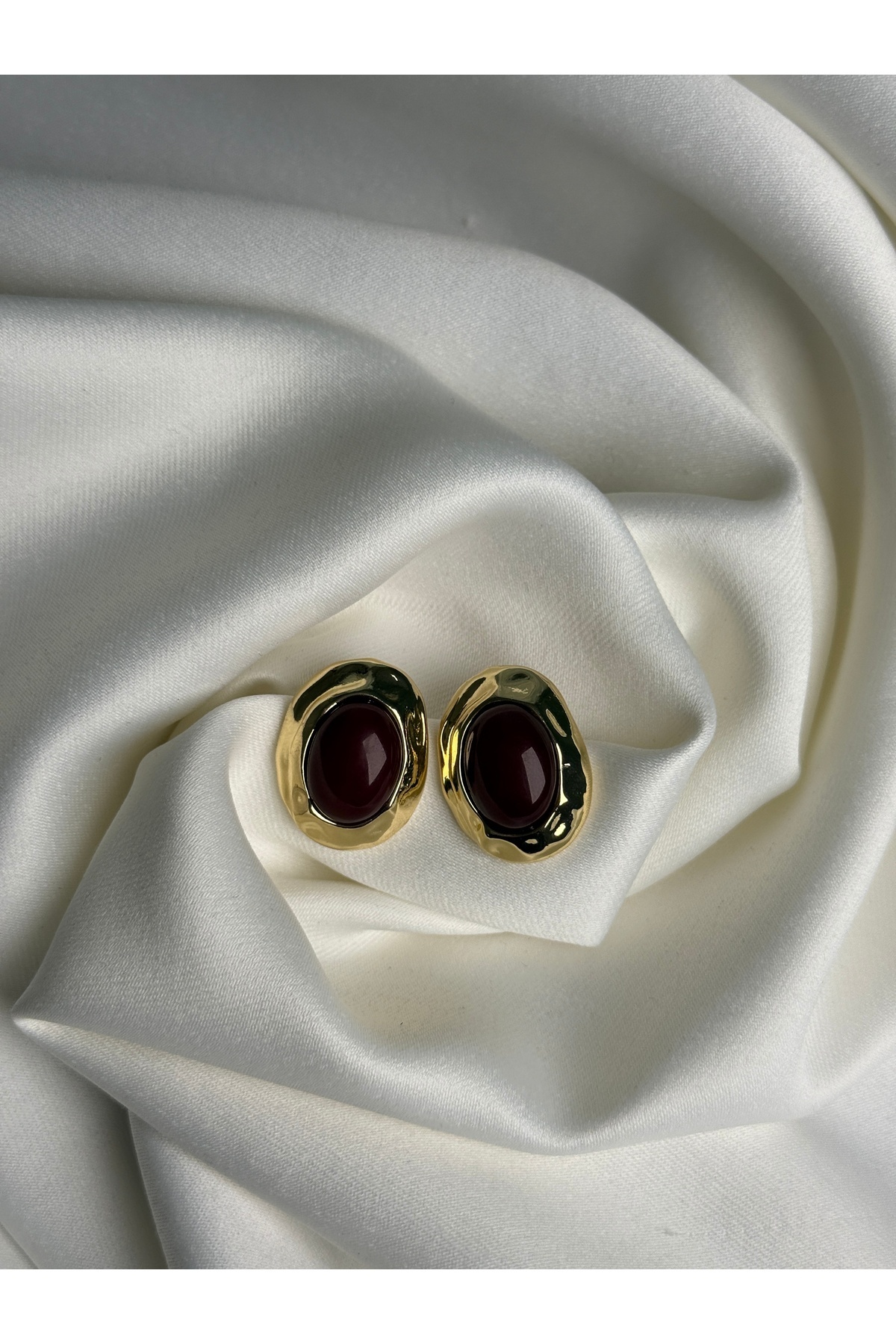 Oval Vintage Küpe 4