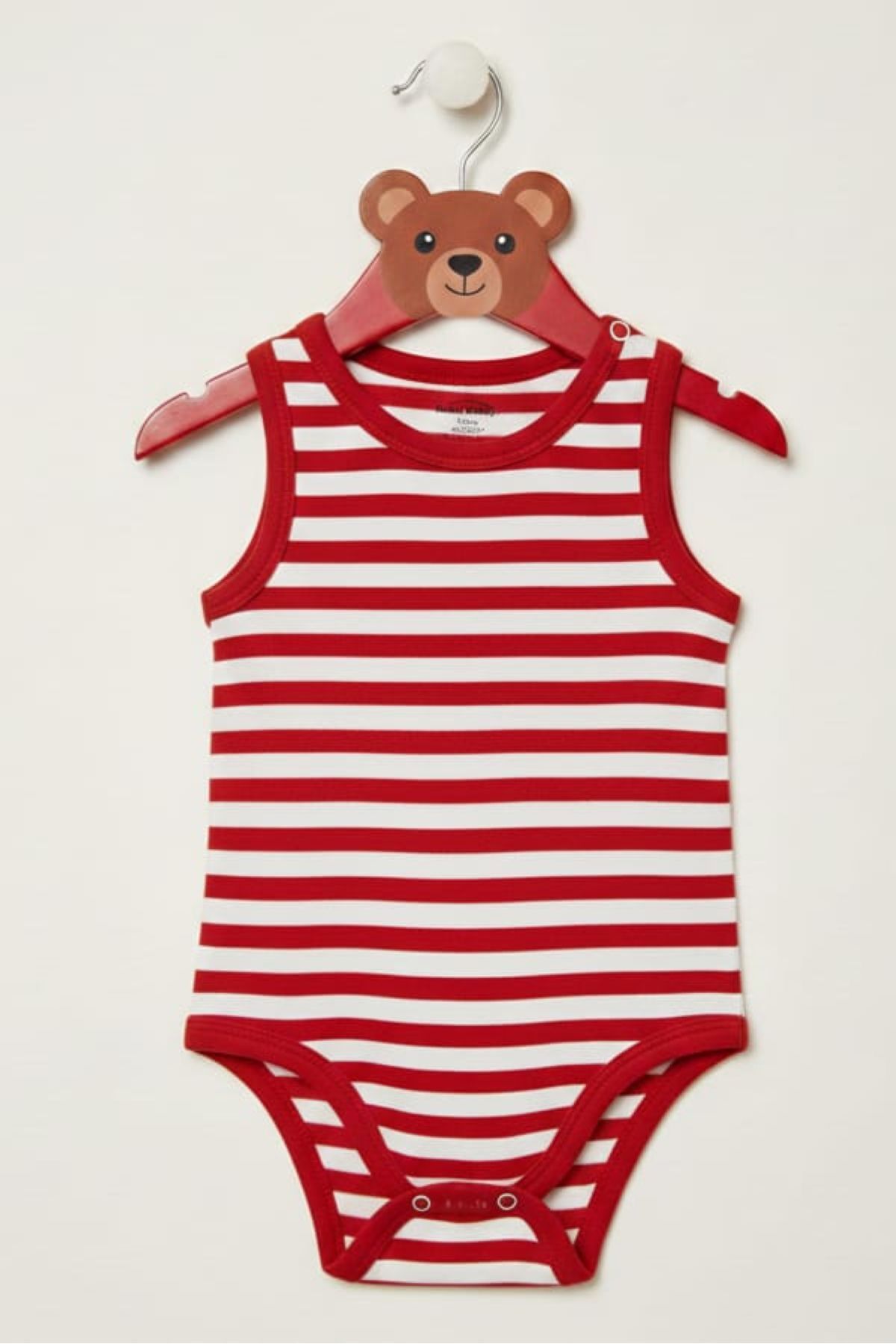 Fuar Baby Erkek Bebek 3'lü Paket %100 Pamuk Çizgili Askılı Atlet Body Zıbın Seti - Terletmeyen Rahat Kalıp fotoğrafı 3 (önizleme)