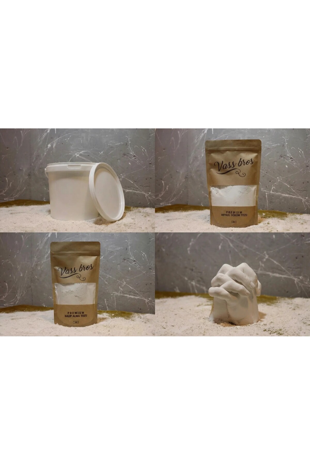 Vass Bros Products El Heykeli, Heykel Yapma Kiti Çiftler İçin Premium | Evde Kendin Yap 3D Kalıbı | Özel Anı & Hatıra fotoğrafı 3 (önizleme)