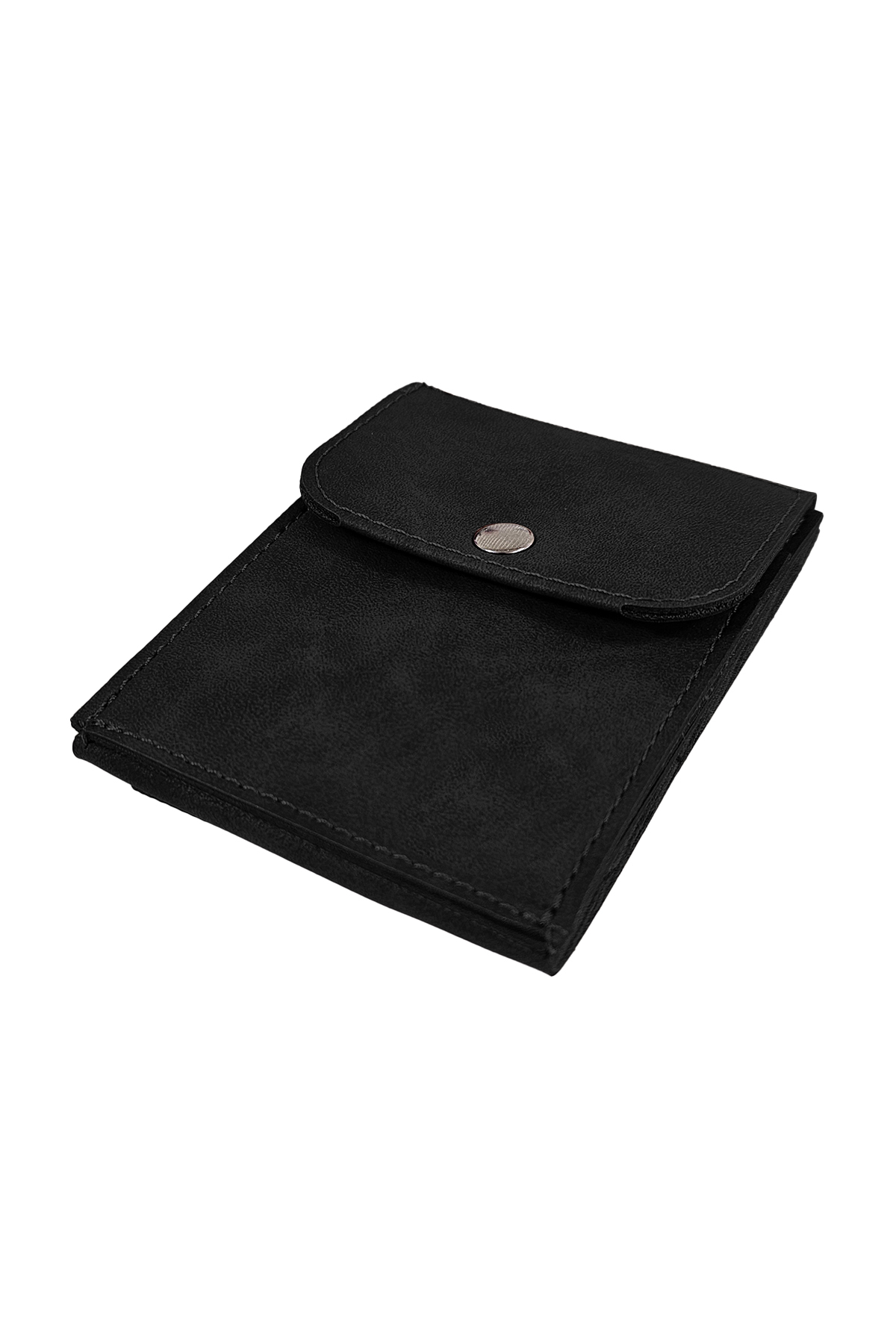 Morika Hotel & Home Textile  Süet Suni Deri Erkek Cüzdan - Siyah - Görsel 2