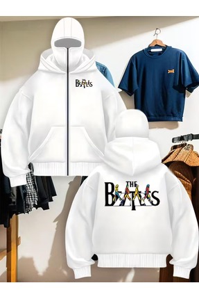 ZEMLİYA -KAR MASKELİ NİNJA UNISIX FERMUARLI SWEATSHIRT HIRKA 3 İPLİK KALIN FE...