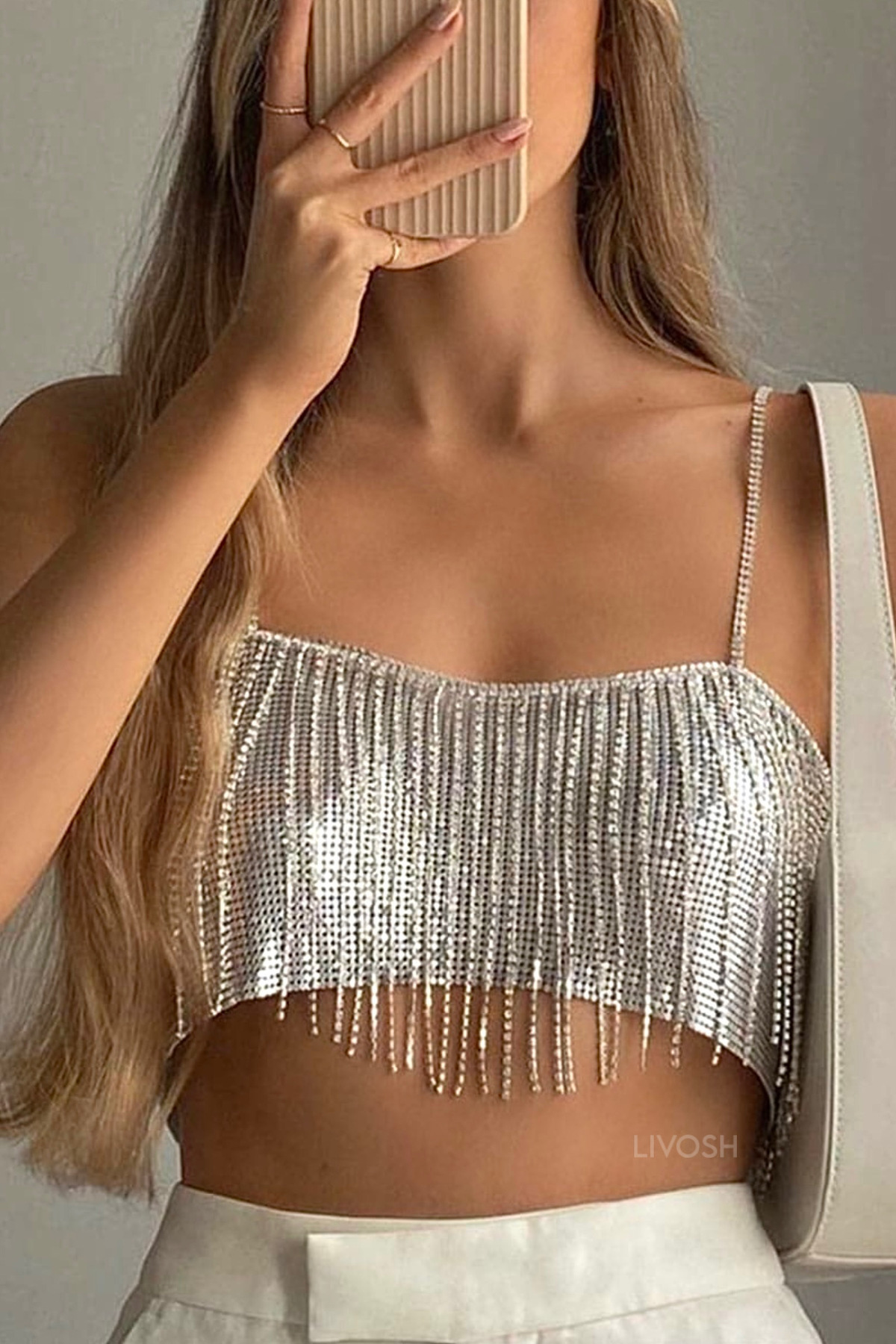 トップス her praha - circular bustier silver 1_org_zoom.jpg