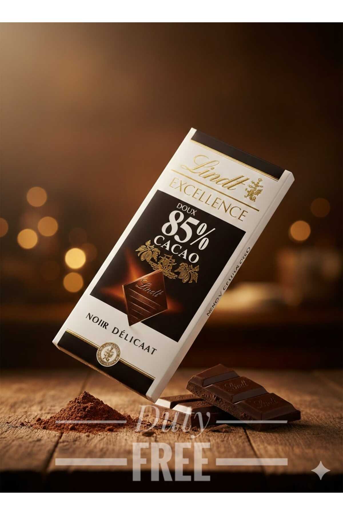 ちょこ hijazigroup Lindt EXCELLENCE 85% Cacao Dark Chocolate Bar, 100g