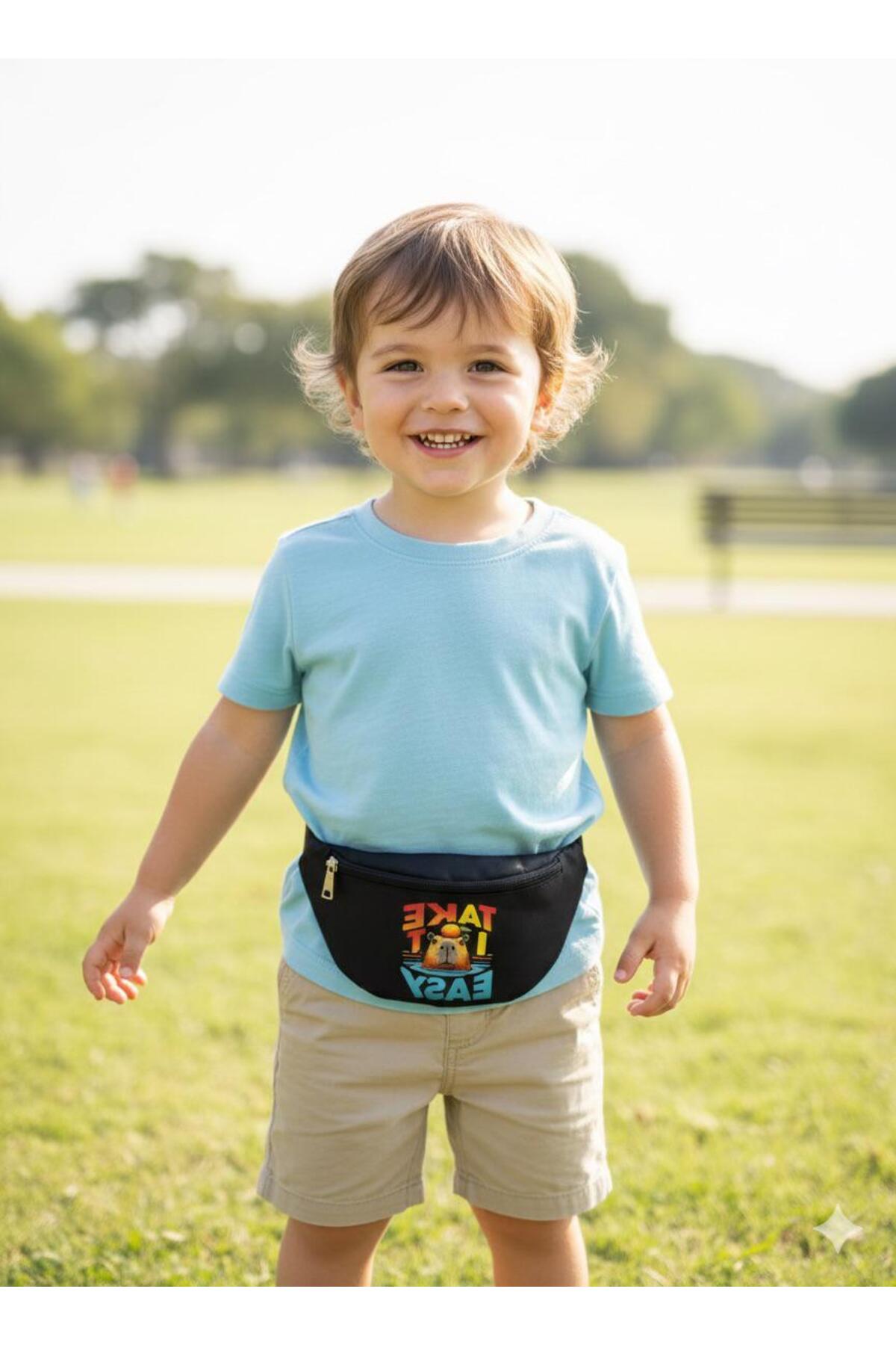 Epod  Çocuk,Genç Unisex Ayarlanabilir Bel, Omuz Çantası - Görsel 4