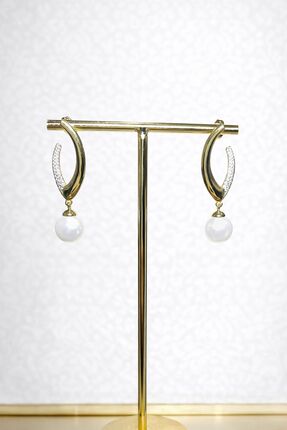 ecemia jewelry İnci Sallantılı Zarif Küpe