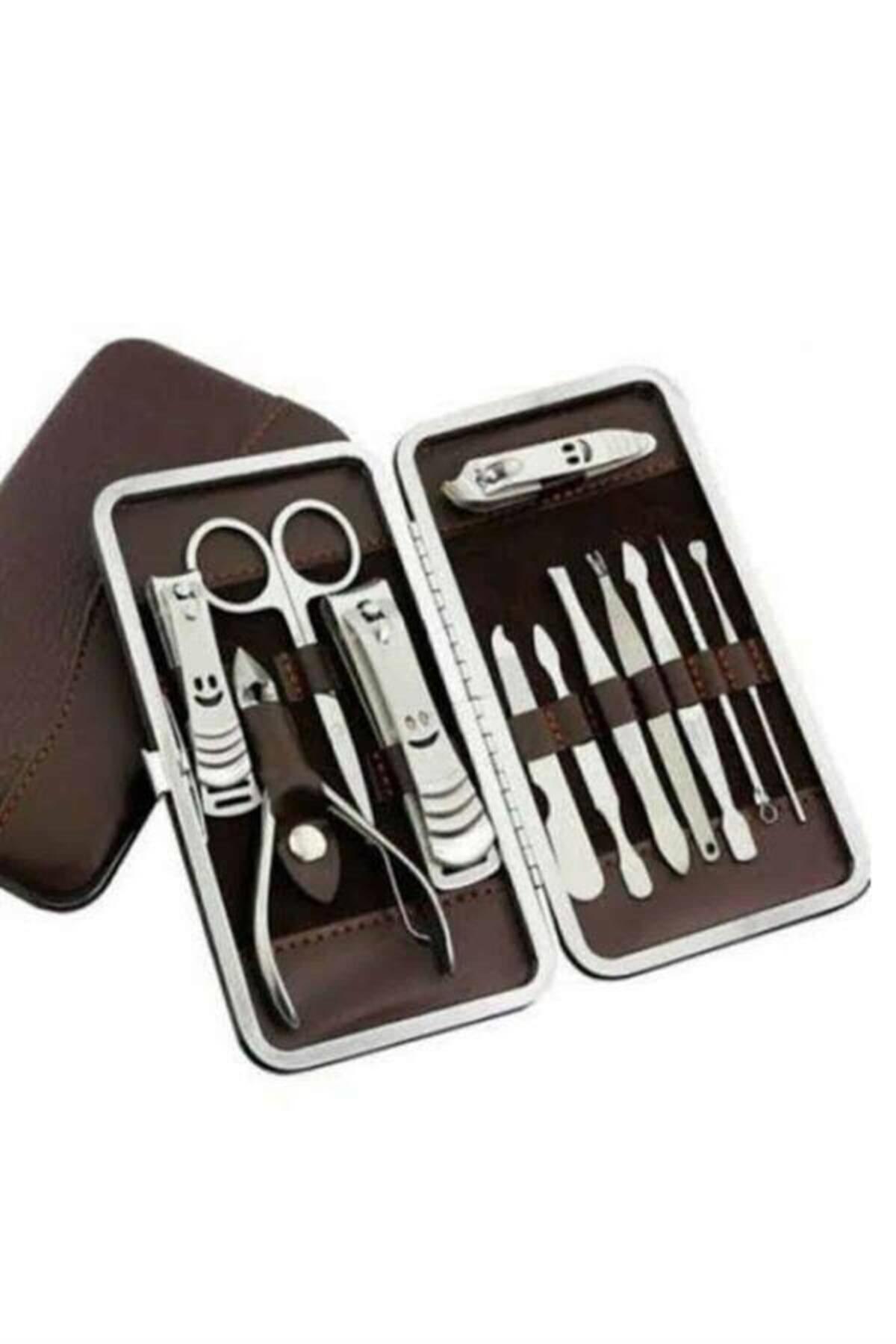 isiltikidsmoda 12 Parça Paslanmaz Çelik Kompakt ve Taşınabilir Manikür Makası Tırnak Makası - Lisinya fotoğrafı 4 (önizleme)