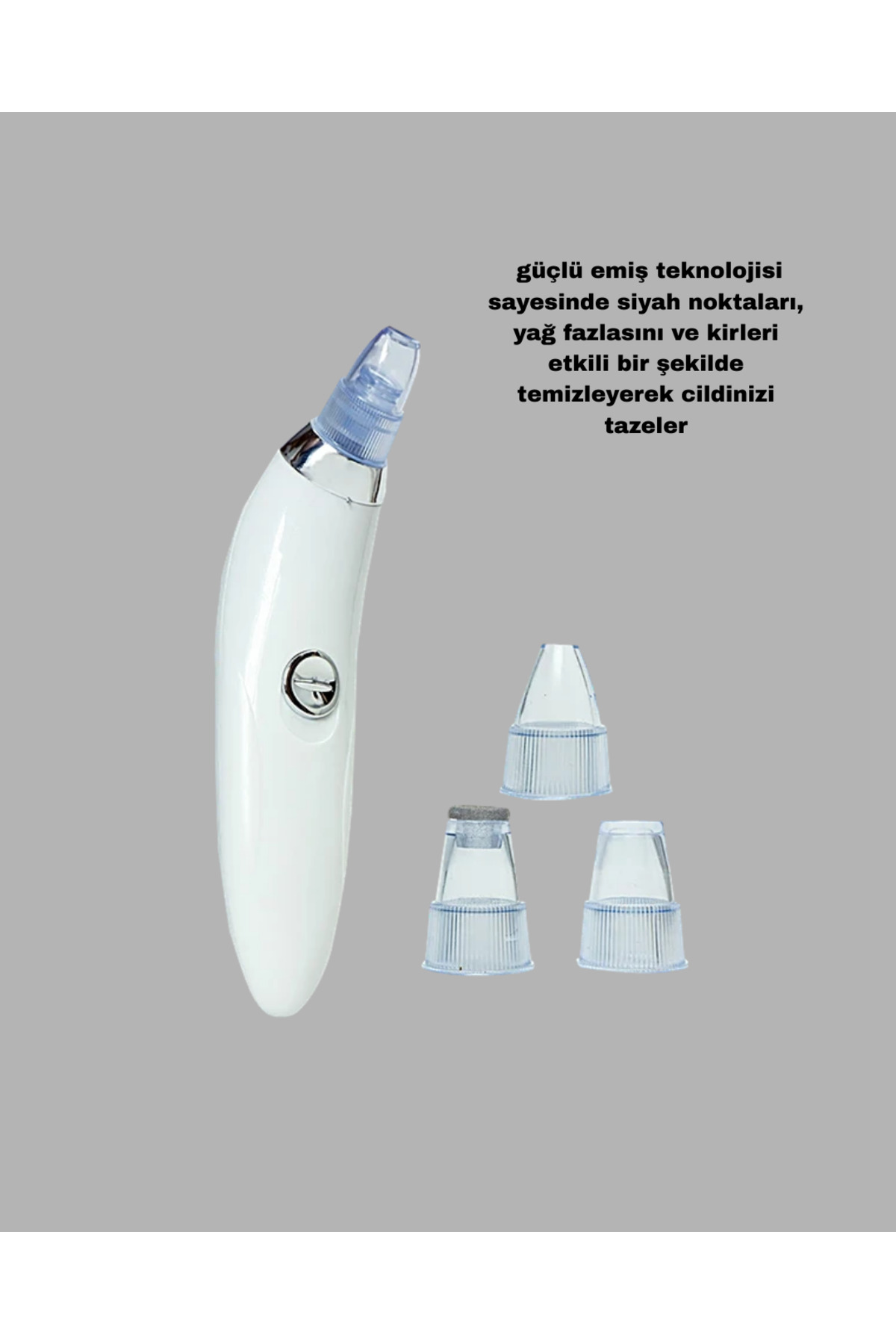 Evde Profesyonel Cilt Bakımı Dermaroller + Siyah Nokta Temizleyici Setı - — Lisn-UCZZSYHNOKTADRMROLLER-1-3434-YLM — تصویر 2 از 5