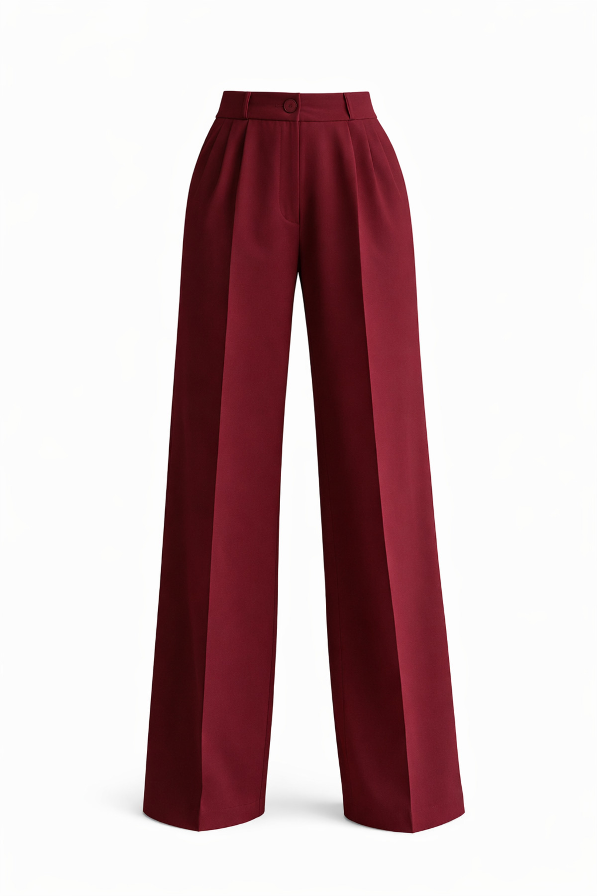 Pleated High Waist Lycra Woven Palazzo Pants 4074
