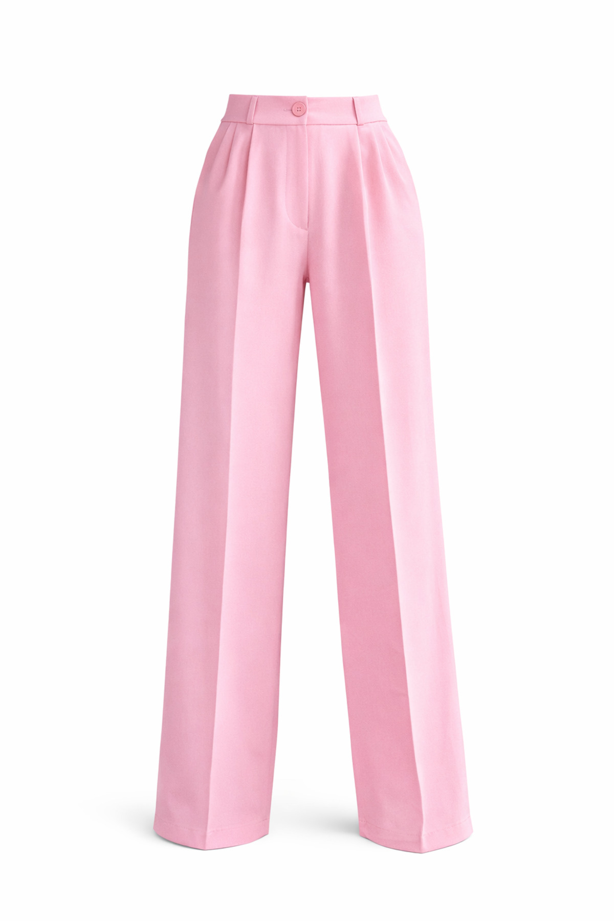Pleated High Waist Lycra Woven Palazzo Pants 4074