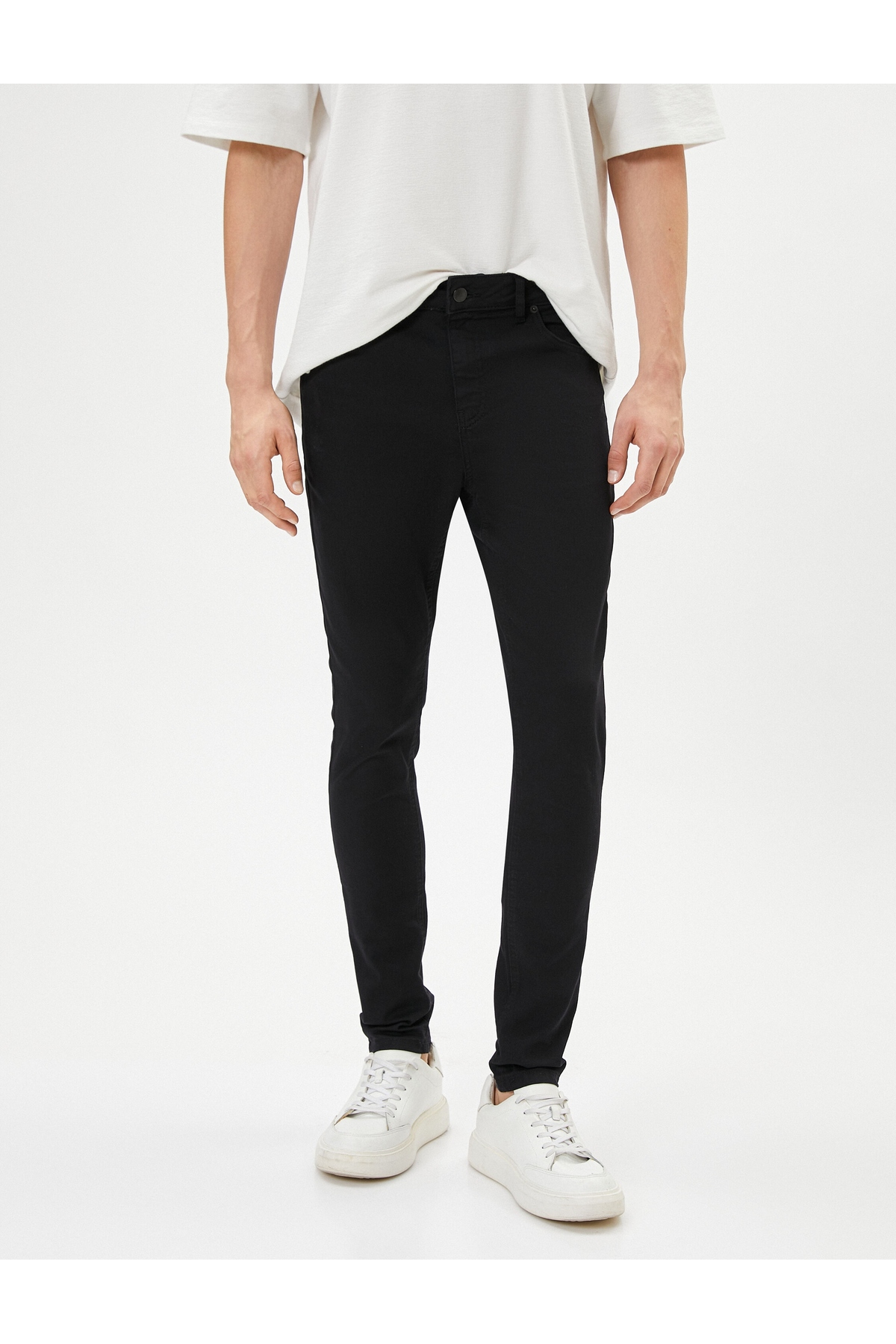 Koton  Justin Erkek Jean Pantolon 4Sam40053Nd SİYAH - Görsel 3