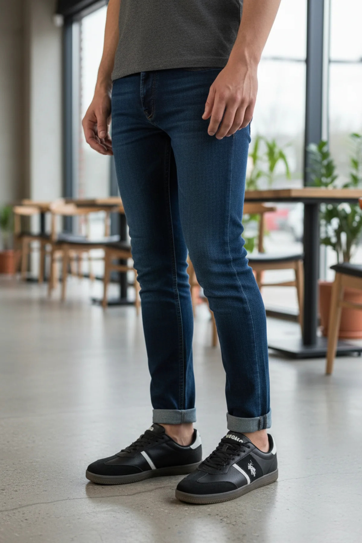 یو اس پولو کفش ورزشی مردانه مشکی