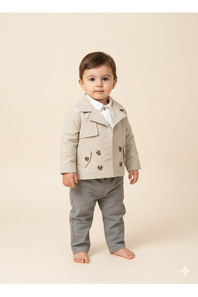 EYMER BUTİK erkek çocuk ve bebek 3lü takım