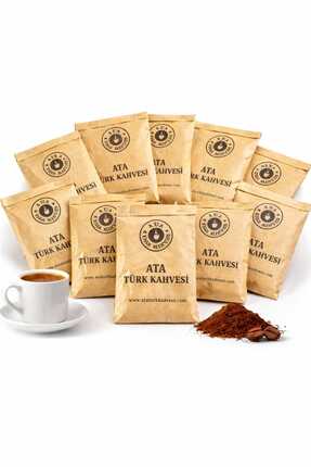 ATA TÜRKKAHVESİ Market Rafında Beklemeyen Taze Çekilmiş 100gr. x 10 Paket (1K...