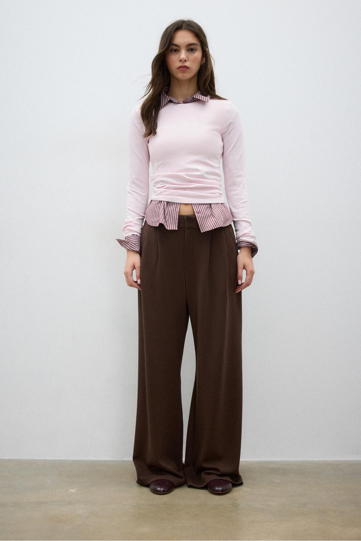 Stradivarius  Basic uzun kollu tişört - Görsel 2