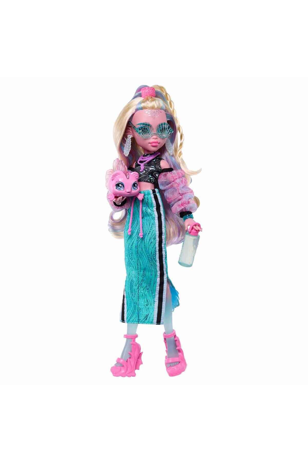 MONSTER HIGH Ana Karakter Bebekler HPD53 - Uzun Etekli Lagoona Blue Jhk33 fotoğrafı 3 (önizleme)