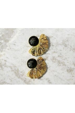 TUÇİNA PREMİUM Yelpaze Gold Küpe