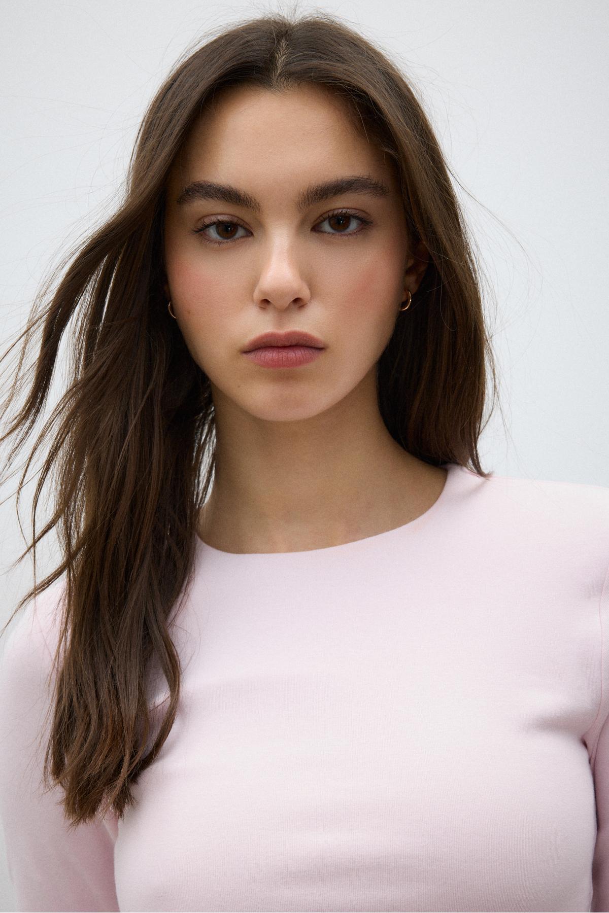 Stradivarius  Basic uzun kollu tişört - Görsel 4