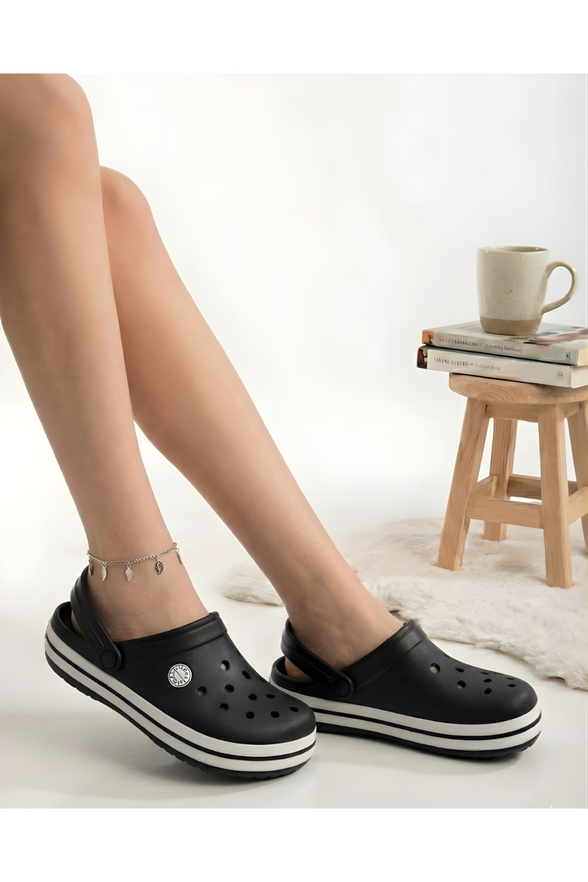 UND UND Günlük Unisex Sabo Hemşire Hastane Ve Ev Terliği görsel 4