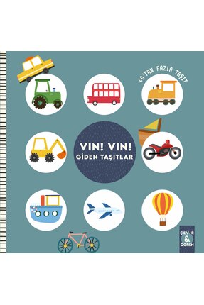 Biblio Kids Yayınevi Çevir&Öğren - Vın Vın Giden Taşıtlar