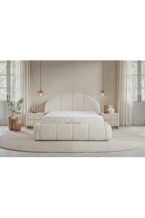 Konfor Yatak Pearl Serenity 3'lü Set Baza Başlık Yatak Seti