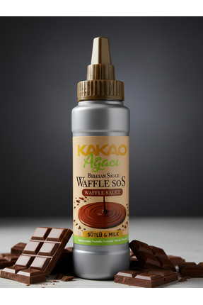 KAKAO AĞACI Sütlü Belçika Waffle & Krep & Pankek & Tatlı & Dondurma Sosu - 300 g