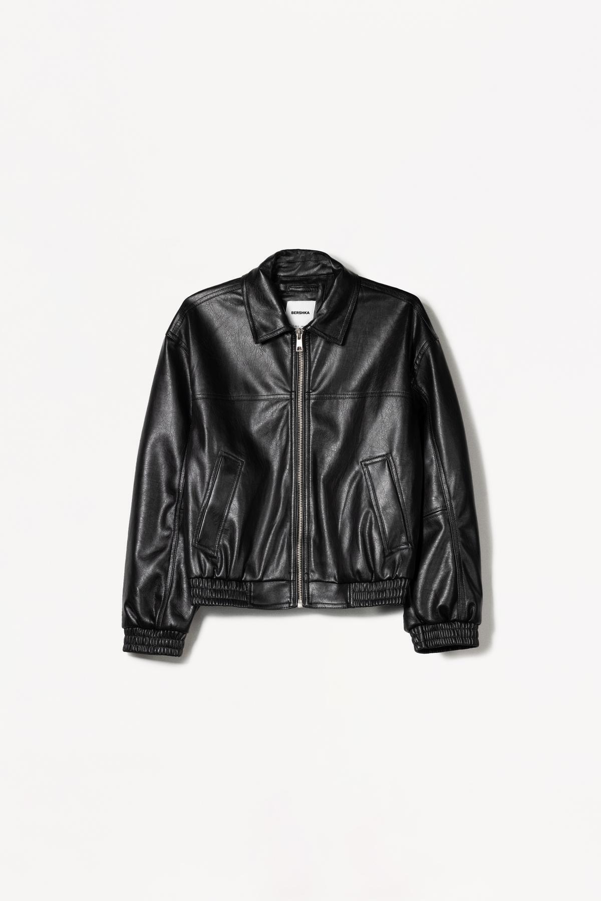 Bershka  Suni deri ceket - Görsel 5