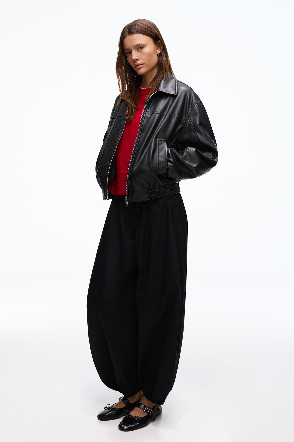 Bershka  Suni deri ceket - Görsel 4