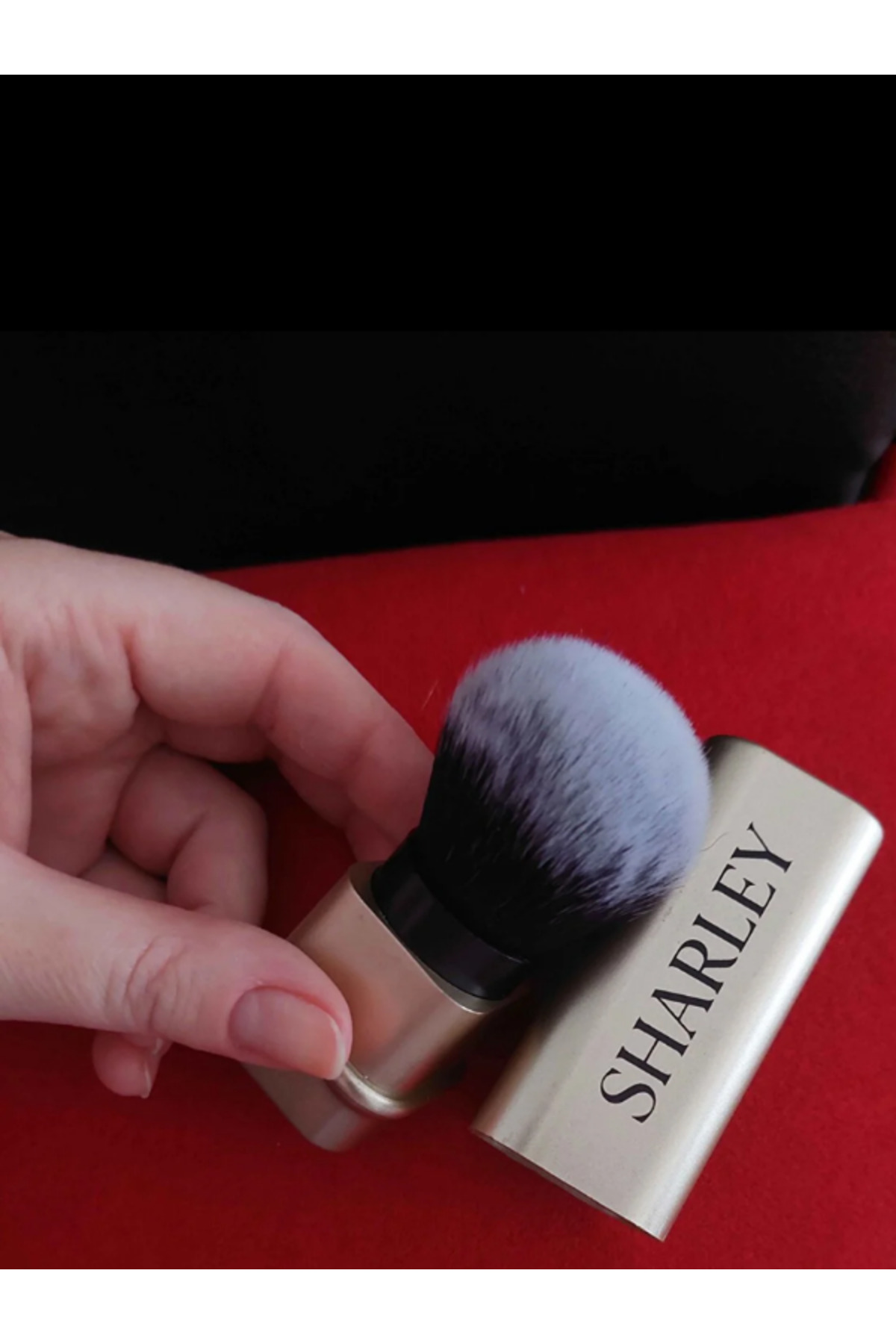 Makyaj Fırçası | Kabuki - 8684981985918 — Sharley Kabuki Gold — تصویر 4 از 4