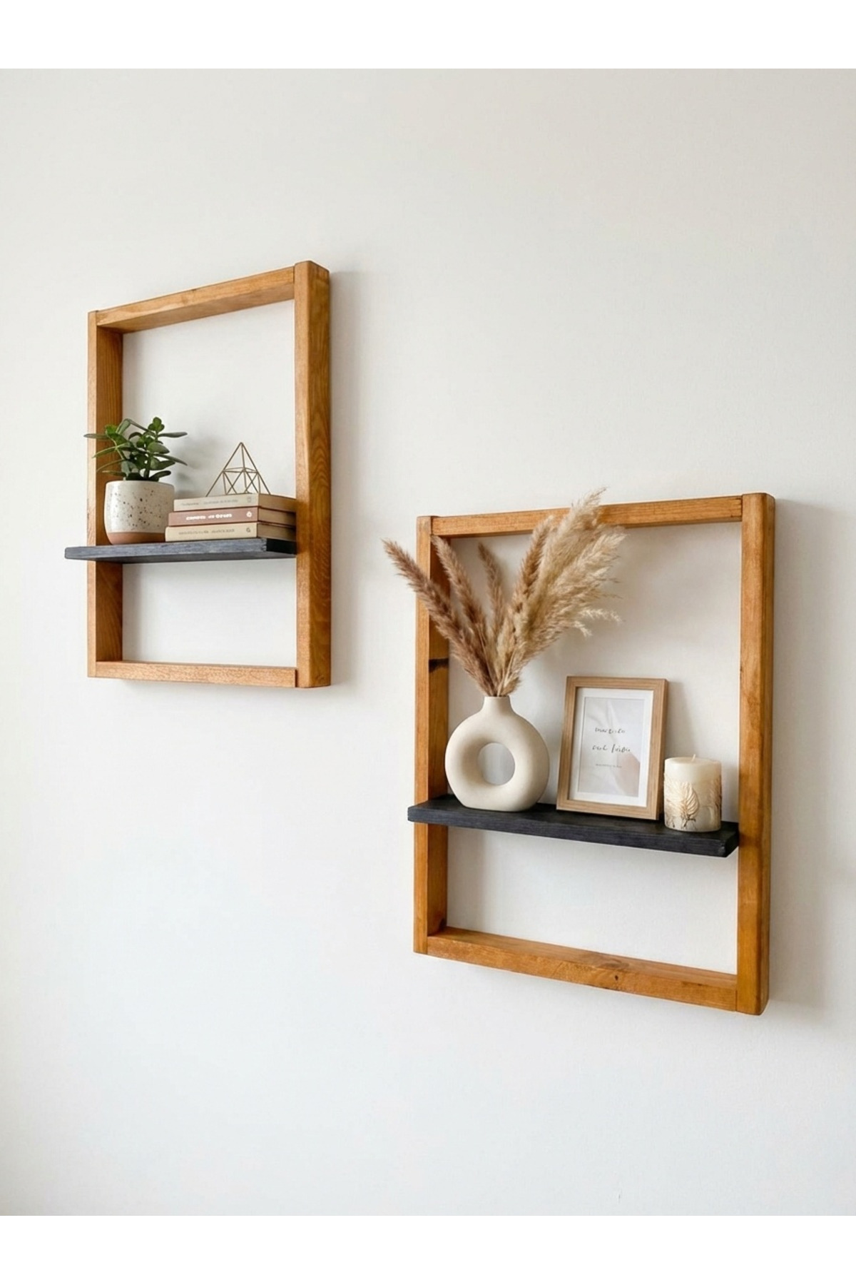 Wooden Wall Shelf 2 Pieces