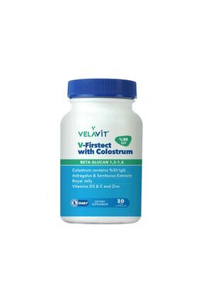 Velavit V-Firstect With Colostrum 30 Kapsül