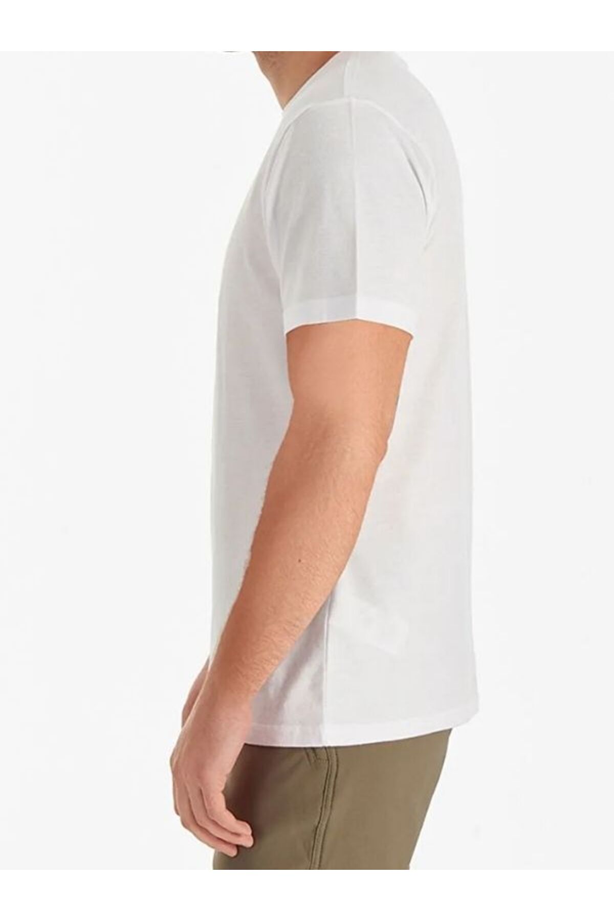 Columbia Erkek Tişört CS0282 CSC M BASIC SM LOGO BRUSHED SS TEE 9110151100 görsel 4