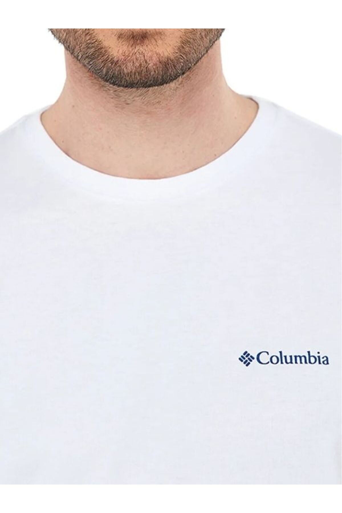 Columbia Erkek Tişört CS0282 CSC M BASIC SM LOGO BRUSHED SS TEE 9110151100 görsel 3