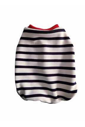 atelyu Kedi Köpek Kıyafetleri Yazlık Çizili Seri T-shirt
