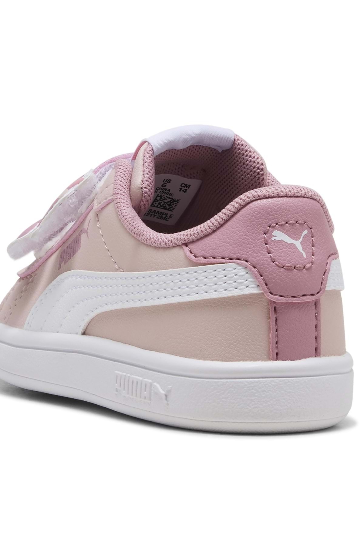Puma Smash 3.0 Badges V Inf 397287 Ortopedik Bebek Çocuk Spor Ayakkabı PEMBE fotoğrafı 6 (önizleme)