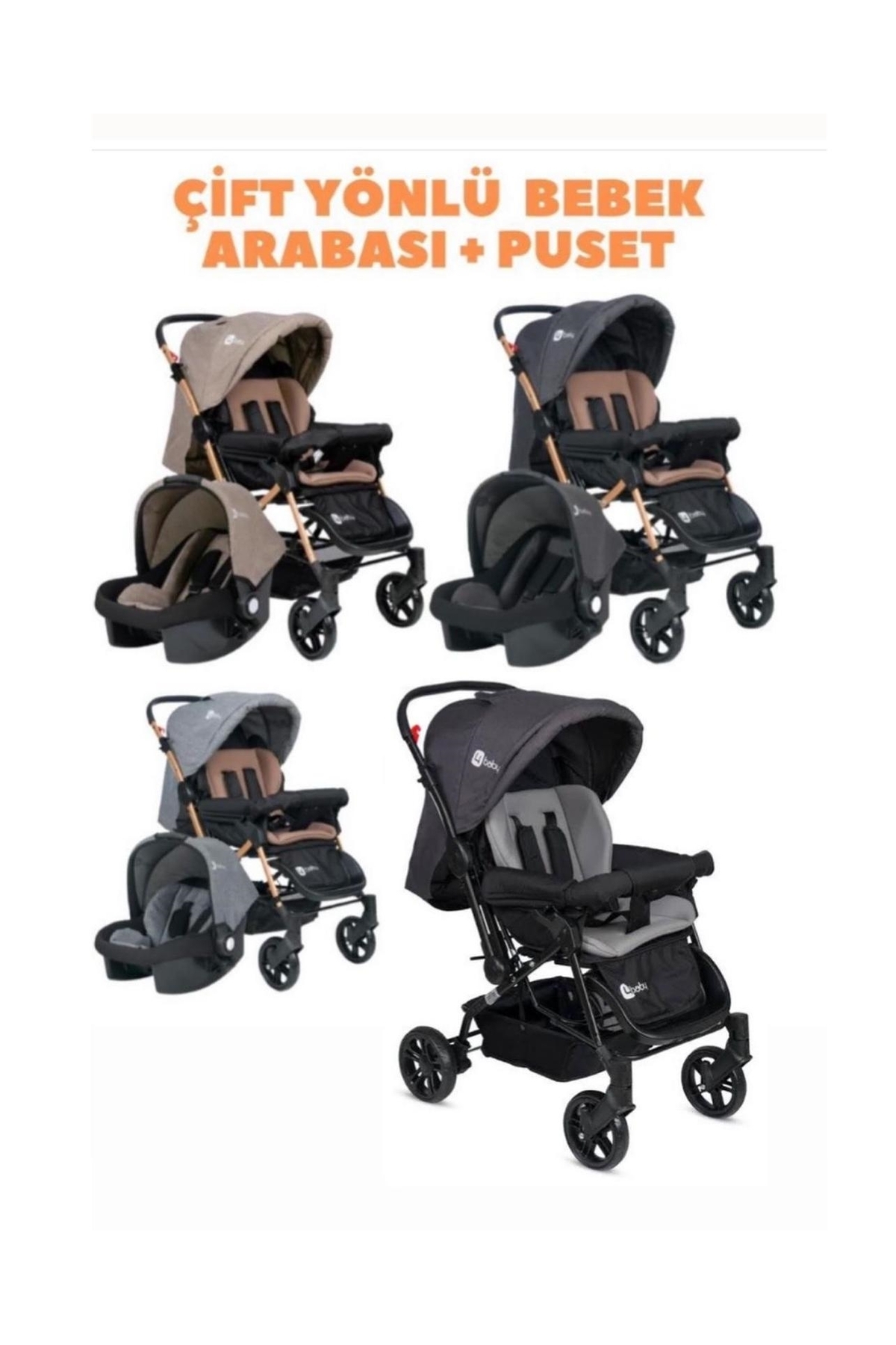 TURHAN BEBE Yeni Doğan Rocco BebekÇeyiz Seti (12Parça) BEŞİK ANA KUCAĞI MAMA SANDALYESİ BEBEK ARABASI PUSET... fotoğrafı 2 (önizleme)