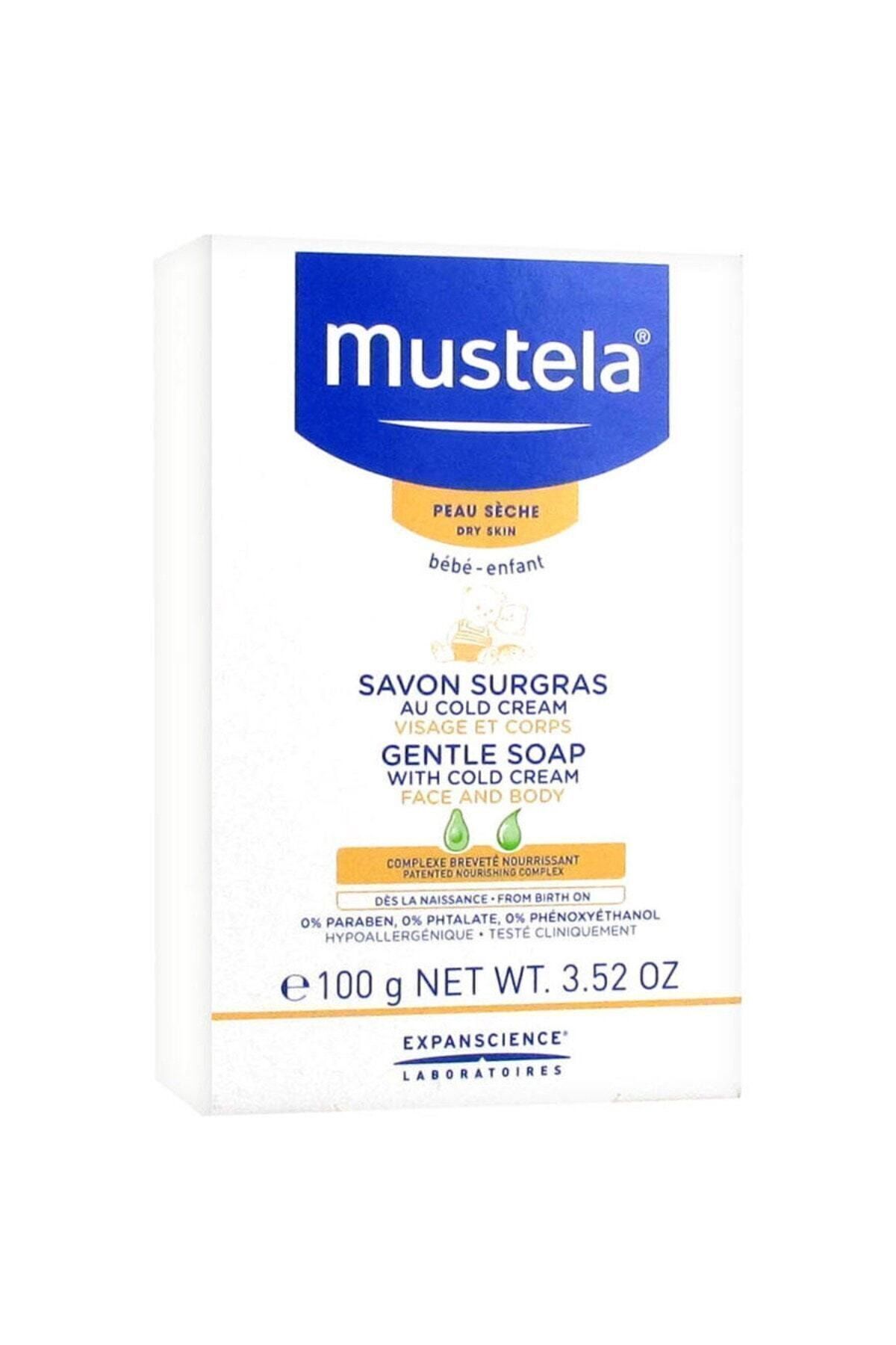 Mustela Yüz Ve Vücut Için Kalıp Temizleyici Gentle Soap Face And Body 100gr 3504105032999 fotoğrafı 2 (önizleme)