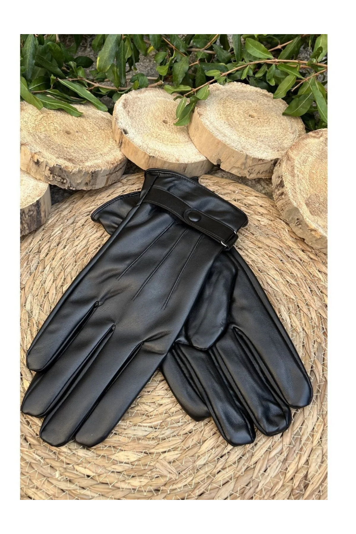 İşnar  Erkek Deri Eldiven Dokunmatik Ekran Uyumlu - Görsel 2