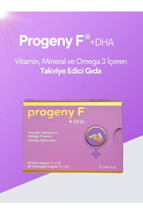 PROGENY F® DHA 90 Kapsül, Gebelik Ve Emzirme Dönemi Ideal, Sağlıklı Ve Doğal ...