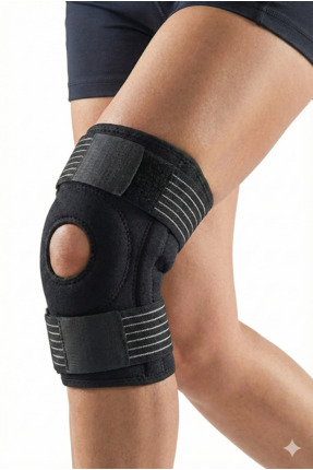 Genel Markalar Siyah Patella Destekli Dizlik