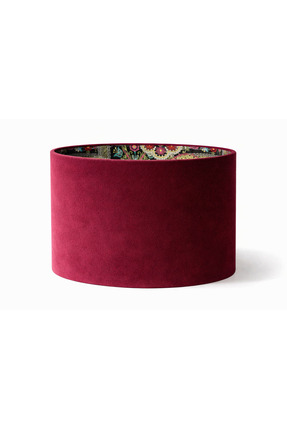 Mivera Maison DEKORATİF KADİFE KAPLAMA ABAJUR BAŞLIĞI (25x20cm)
