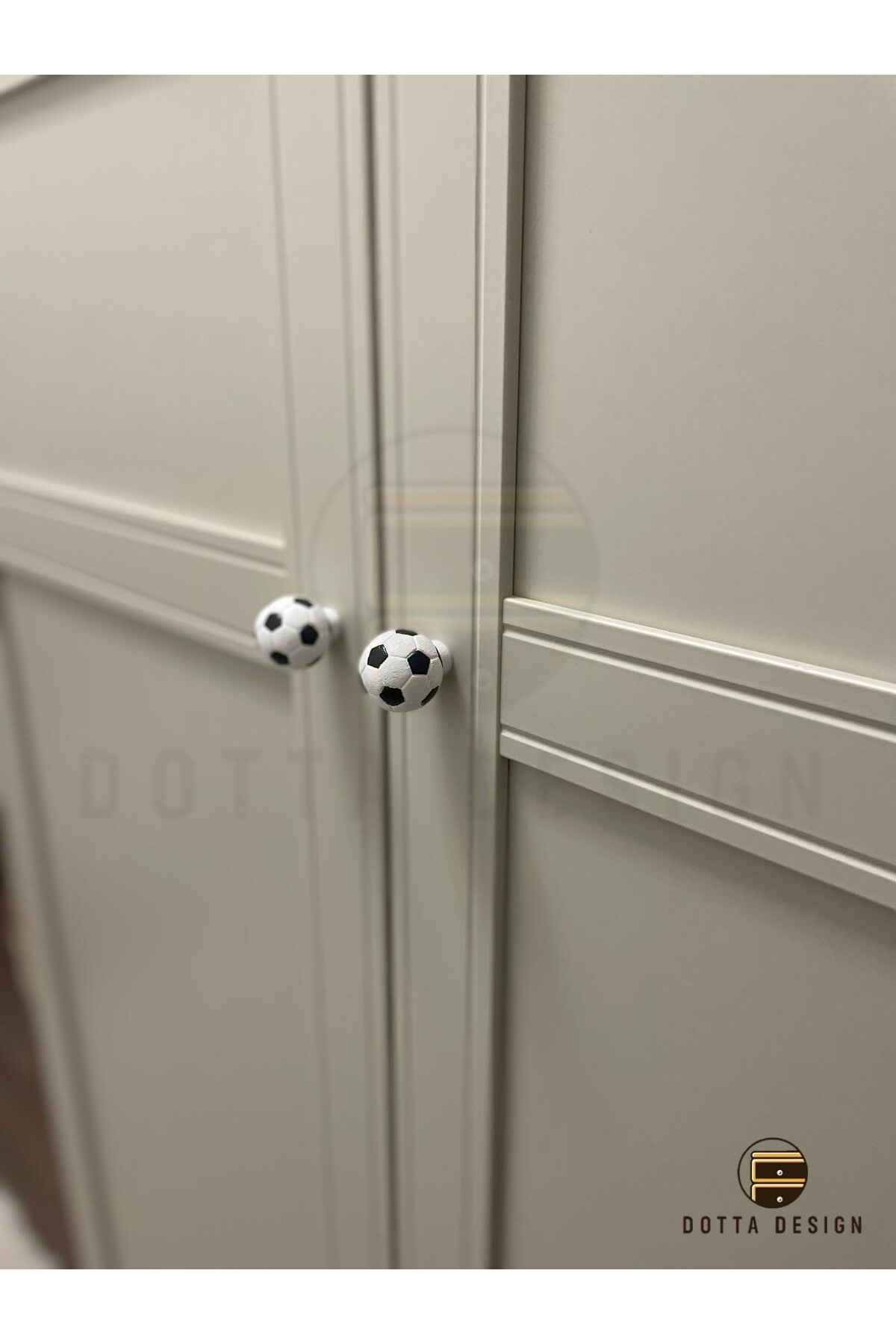 Dotta Design Çocuk Odası Kulpları - Futbol Topu Kulp (Tekli) fotoğrafı 3 (önizleme)