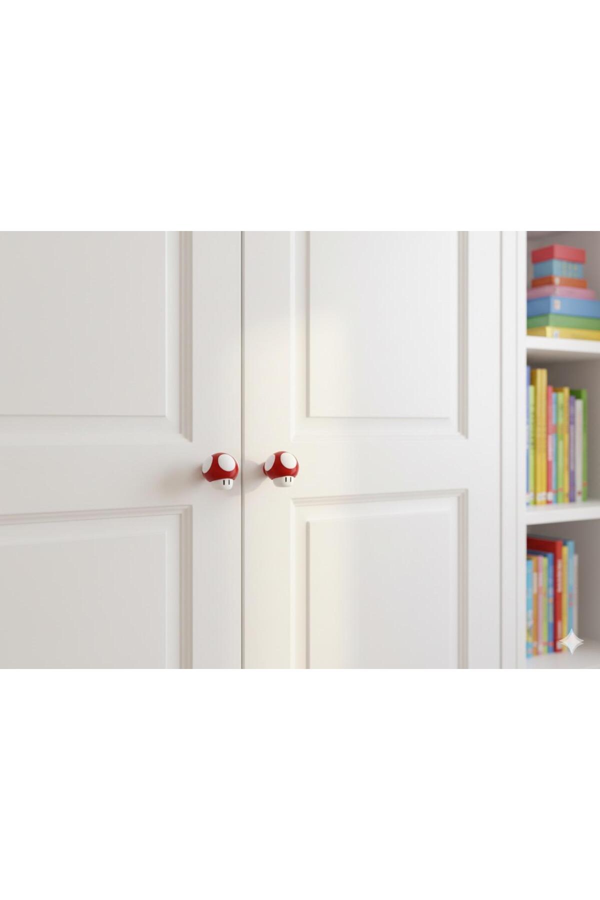 Dotta Design Çocuk Odası Kulpları - Mantar Kulp(Tekli) fotoğrafı 4 (önizleme)