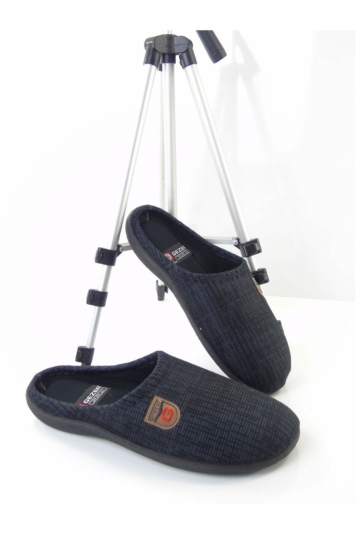 Gezer  Erkek Kışlık Yıkanabilir Ev Terlik - Görsel 2