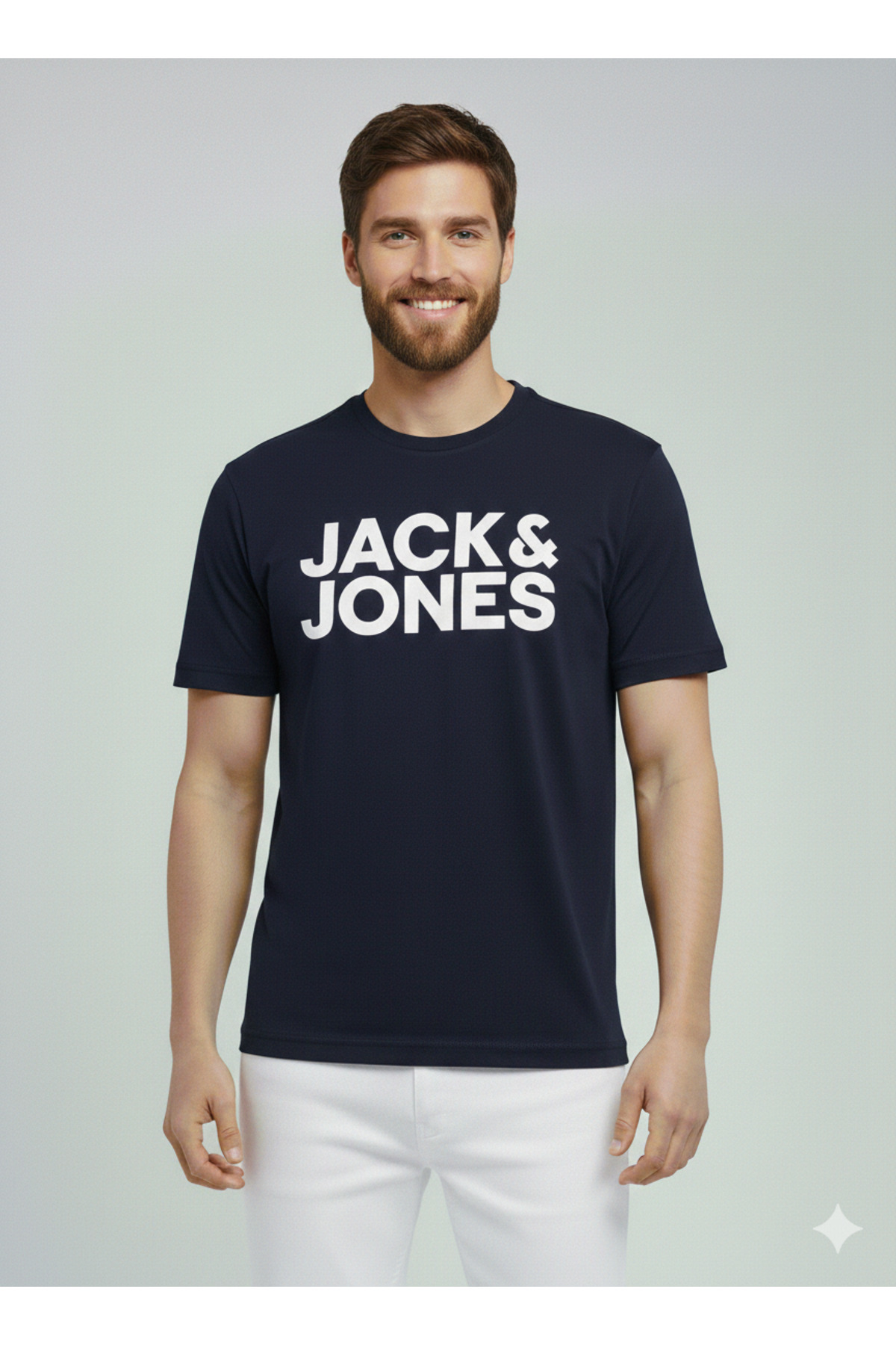 جک اند جونز تی‌شرت مردانه جک جونز مدل Jjecorp Logo O Neck کد 12151955sg