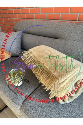 Özyün TEK KİŞİLİK yün battaniye &%100&yün&organik&boyasız&wool&tek kişilik ya...