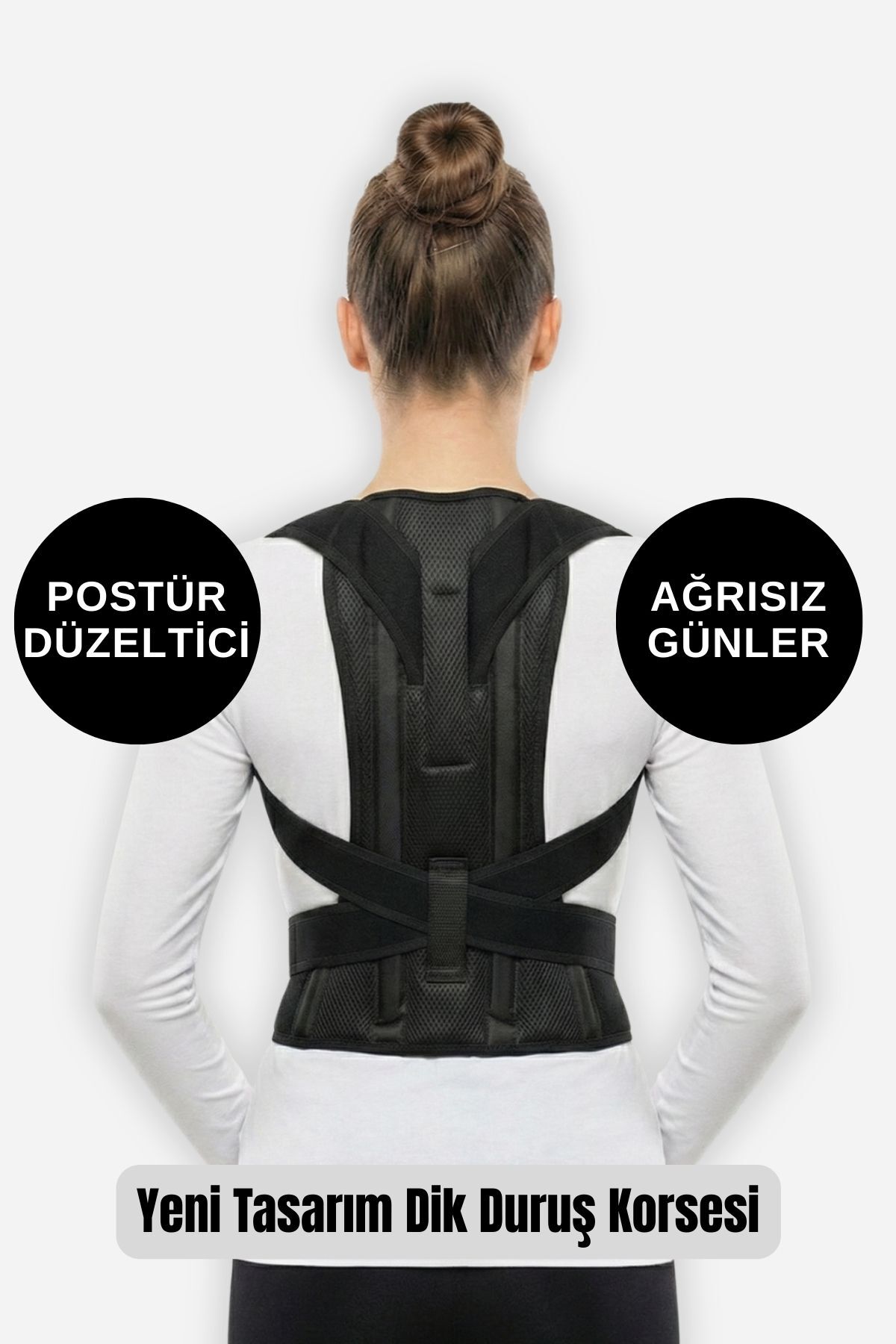 Alexander Back ALEXANDER HUD Women Men Back Brace Lumbar Back Pain Kyphosis Relief ...