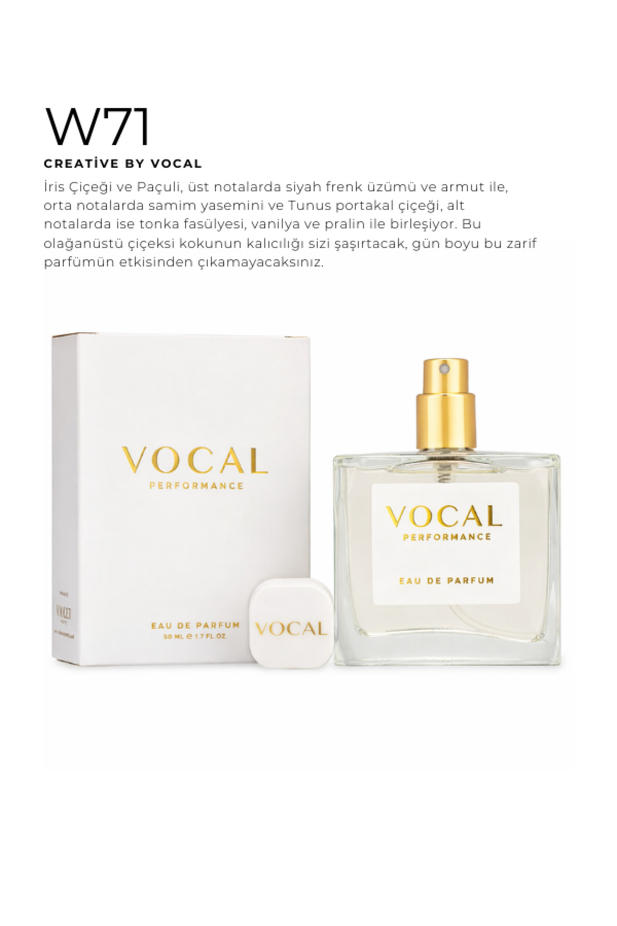Kadın Parfüm ( W71 & W78 ) Edp 50 ml 2'li Paket — VCLW71&W78 — تصویر 3 از 9
