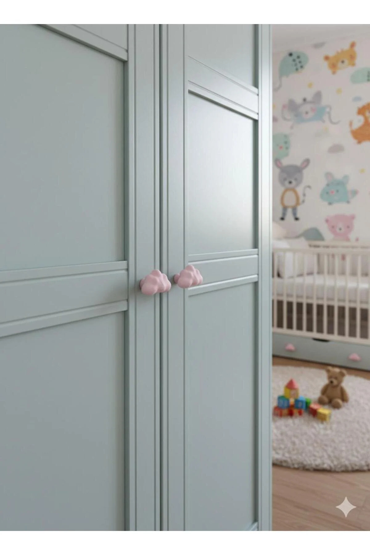 Dotta Design Çocuk Odası Kulpları - Pembe Bulut Kulp (Tekli) fotoğrafı 5 (önizleme)